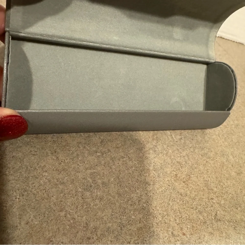 Cote D’Azur Hard Clamshell Gray Eyeglass Or Sunglass Case Only